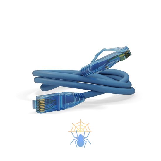 Hyperline PC-LPM-UTP-RJ45-RJ45-C6-1M-LSZH-BL Патч-корд U/UTP, Cat.6 (100% Fluke Component Tested), LSZH, 1 м, синий фото