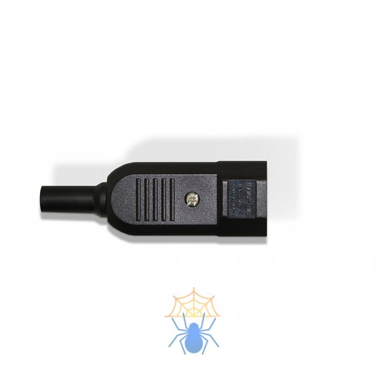 Hyperline CON-IEC320C14 Разъем IEC 60320 C14 220В 10A на кабель (плоские выступающие штыревые контакты в пластиковом обрамлении), прямой фото 2