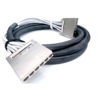 Претерминированная медная кабельная сборка с кассетами на обоих концах категория 6A экранированная LSZH 10 м цвет серый Hyperline PPTR-CT-CSS/C6AS-D-CSS/C6AS-LSZH-10M-GY