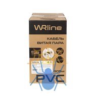 Кабель информационный WRline WR-UTP-4P-C5E-PVC-GY кат.5E U/UTP 4X2X24AWG PVC внутренний 305м серый фото