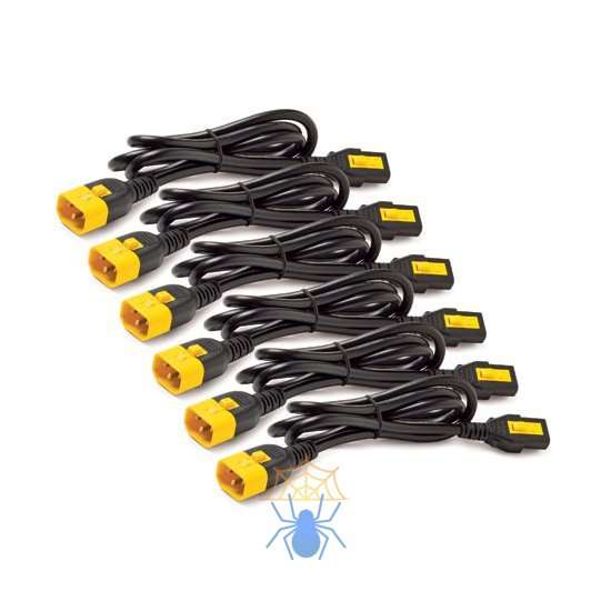 Кабель APC Power Cord Kit (6 pack), Locking, IEC 320 C19 to IEC 320 C20, 16A, 208/230V, 1,8m фото