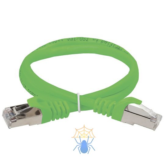 ITK Коммутационный шнур (патч-корд), кат.5Е FTP, 3м, зеленый фото