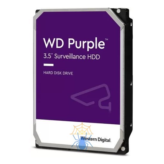 Жесткий диск WD SATA-III 3TB WD33PURZ Surveillance Purple (5400rpm) 64Mb 3.5" фото
