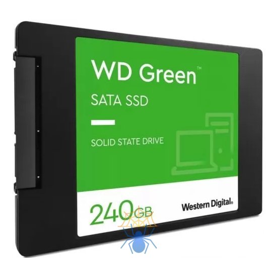 SSD жесткий диск SATA2.5" 240GB SLC GREEN WDS240G3G0A WDC фото 3