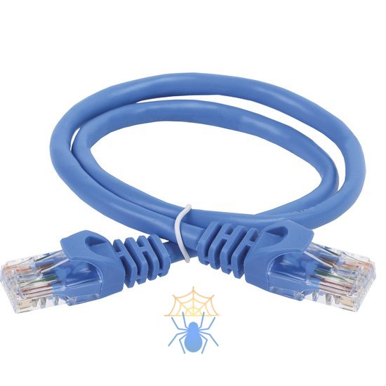 ITK Коммутационный шнур (патч-корд) кат. 6 UTP LSZH 2м синий фото