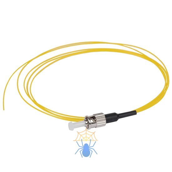 Оптический коммутационный монтажный шнур (пигтейл), для одномодового кабеля (SM), 9/125 (OS2), ST/UPC, LSZH, 1,5м фото