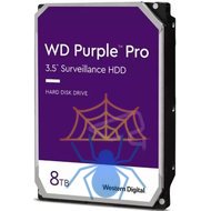 Жесткий диск WD Purple PRO WD8001PURA 8ТБ 3,5" 7200RPM 256MB (SATA-III) All Frame AI фото
