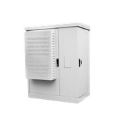 Шкаф всепогодный напольный укомплектованный 18U (Ш1000 × Г600) с эл. отсеком комплектация ТК-IP55 ЦМО ШТВ-2-18.10.6-К3А3-ТК 30130210207
