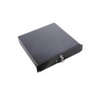 Полка (ящик) для документации 2U цвет черный ЦМО ТСВ-Д-2U.450-9005 30412123101