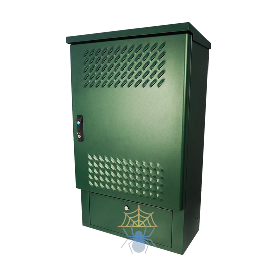 Шкаф уличный всепогодный настенный укомплектованный 9U (Ш600 × Г300), комплектация T1-IP54 фото 12