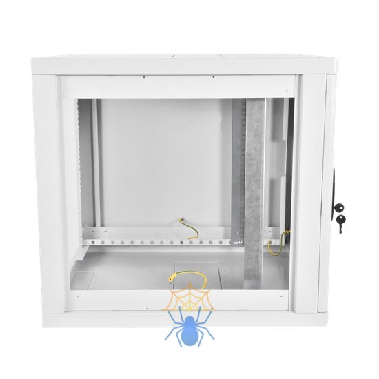 Шкаф телекоммуникационный настенный разборный 9U (600 × 650) съемные стенки, дверь стекло фото 6