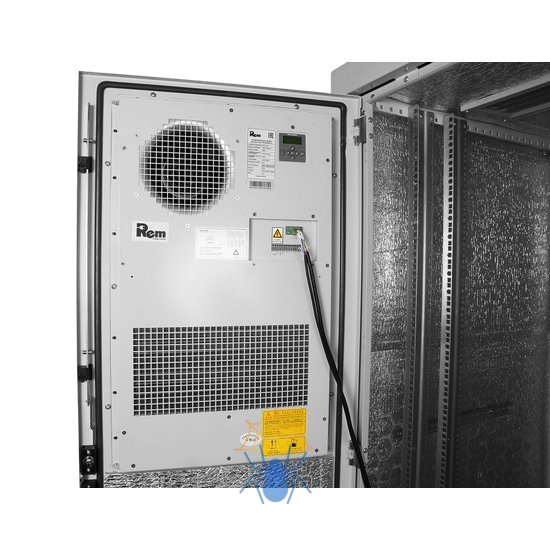 Шкаф уличный всепогодный напольный укомплектованный 18U (Ш700 × Г900), комплектация ТК-IP54 фото 4