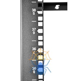 СТК-С-42.2.750-9005 Стойка телекоммуникационная серверная 42U, глубина 750 мм, цвет черный фото 2