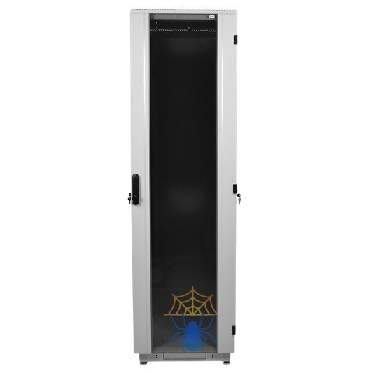 Шкаф телекоммуникационный напольный 33U (600 × 1000) дверь стекло, цвет черный фото