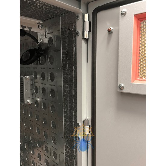 Шкаф уличный всепогодный настенный укомпл. 18U (Ш600 × Г300), нерж. сталь, комплектация Т1-IP54 фото 3