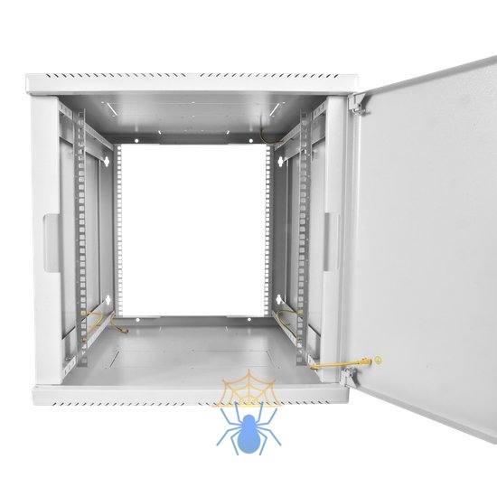 Шкаф телекоммуникационный настенный разборный 15U (600 × 520) съемные стенки, дверь металл фото 5