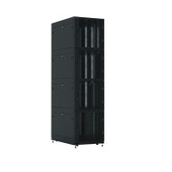 Шкаф серверный ПРОФ напольный колокейшн 44U (600 × 1000) 4 секции дверь перф. 2 шт. черный, в сборе ЦМО ШТК-СП-К-4-44.6.10-44АА-Ч 30045000501