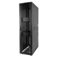 Шкаф серверный ПРОФ напольный 42U (600x1200) дверь перфор. 2 шт. черный в сборе ЦМО ШТК-СП-42.6.12-44АА-9005 30045000603