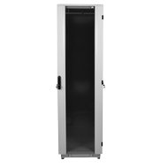 Шкаф телекоммуникационный напольный 42U (800 × 1000) дверь стекло цвет чёрный ЦМО ШТК-М-42.8.10-1ААА-9005 30144533000