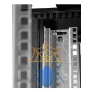 ШТК-СП-К-2-40.6.10-44АА-Ч Шкаф серверный ПРОФ напольный колокейшн 40U (600 ? 1000) 2 секции, дверь перф. 2 шт., черный, в сборе фото 3