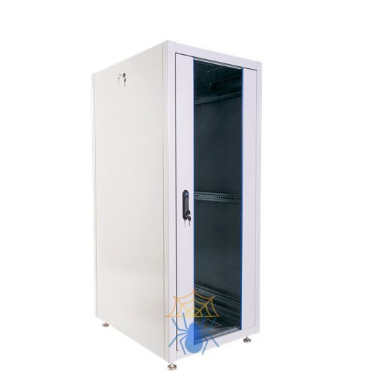 Шкаф телекоммуникационный напольный ЭКОНОМ 30U (600 × 600) дверь стекло, дверь металл фото