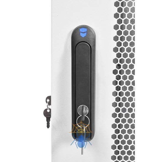 Шкаф телекоммуникационный напольный 42U (800 × 1000) дверь перфорированная 2 шт., цвет черный, 30144533008 фото 9