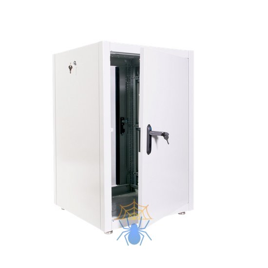 Шкаф телекоммуникационный напольный ЭКОНОМ 18U (600 × 600) дверь стекло, дверь металл фото 2