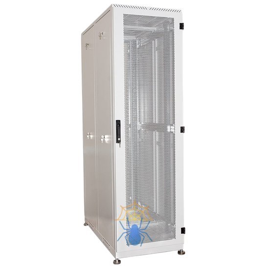 Шкаф серверный напольный 42U (600 × 1200) дверь перфорированная 2 шт., 30144535000 фото