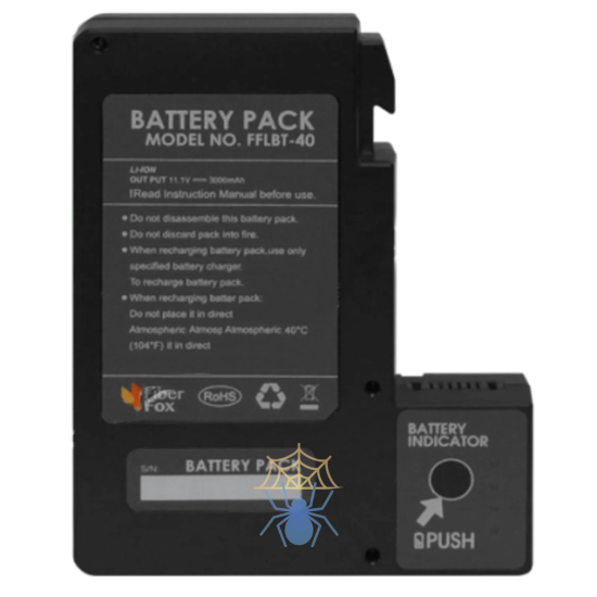 Аккумуляторная батарея 3000mAh для сварочных аппаратов FiberFox Mini-4S/6S FiberFox FFLBT-43 фото