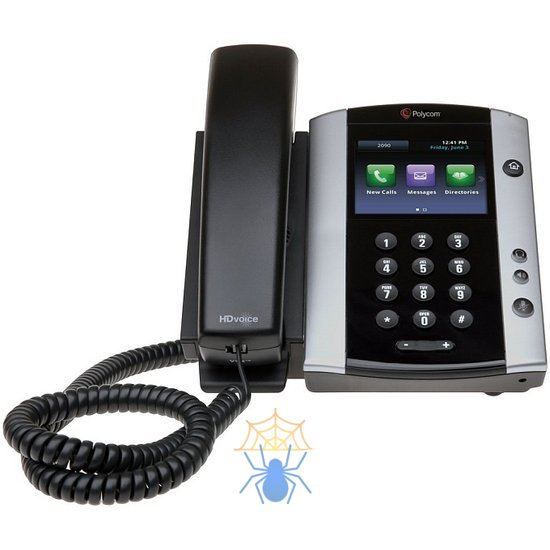 Телефон Polycom VVX 501 12-line Business Media Phone with HD Voice. POE. Ships without power supply and factory disabled media encryption. фото