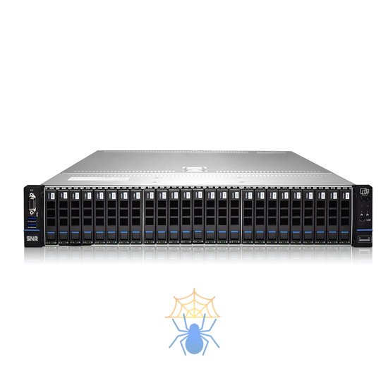 Серверная платформа SNR-SR2225RS,Rack 2U,2xXeon 1-2st Gen TDP 205W(LGA3647) 24xDDR4/2666MHz(upto 3TB),25xHDD SSF SATA,noRAID,3xPCix8 riser,2x550W фото