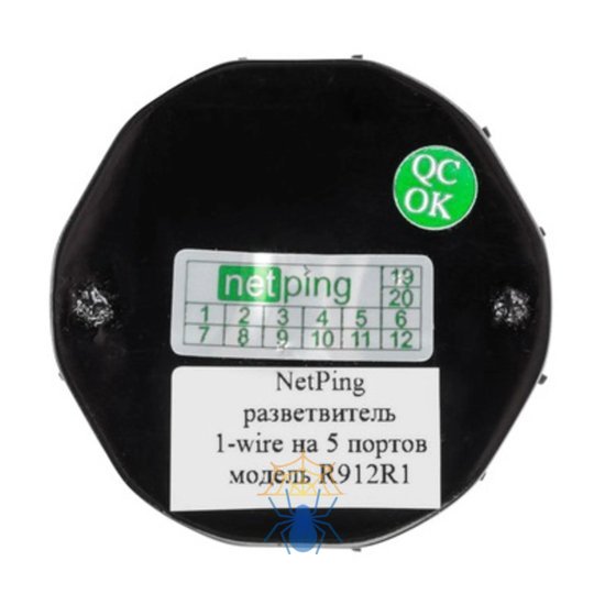 NetPing удлинитель-разветвитель 1-wire на 5 портов, модель R912R1 фото 3