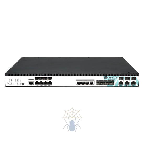 OLT BDCOM 3608E с 8 портами GEPON (SFP), 4 комбо-портами, 4хSFP, 2 SFP+, 2 БП АC фото
