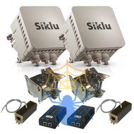 РРЛ Siklu EH-600T производительность 500 Мбит/с (расширение до 1 Гбит/с), дистанция до 500 метров (комплект) фото