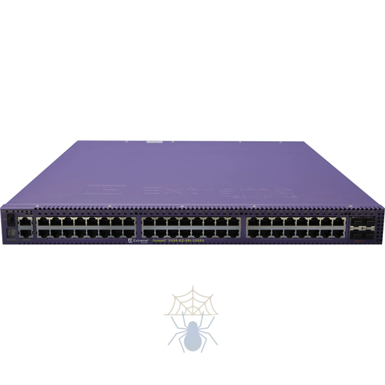 X450-G2-48t-10GE4-Base, Коммутатор Summit X450-G2 48 10/100/1000BASE-T, 4 10GBASE-X unpopulated SFP+, two 21Gb stacking ports, 1 Fixed AC PSU, 1 RPS port, fan module slot (unpopulated), ExtremeXOS Edge license фото