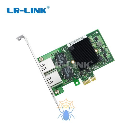 Сетевой адаптер PCIE 1GB DUAL PORT LREC9222HT LR-LINK фото 4