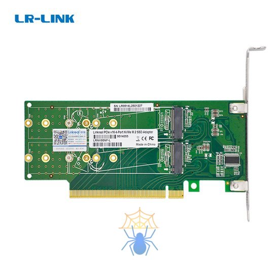 Адаптер PCIE 4-PORT M.2 LRNV95NF-L LR-LINK фото 5