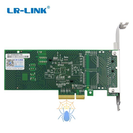Сетевая карта LR-Link 2 порта 10/100/1000 Base-T на чипе Intel Intel 82576, LREC9722PT, low profile full height фото 4