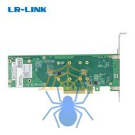 Контроллер LR-Link M.2 NVMe RAID Adapter PCIe 3.0 x8, 2 x M.2 NVMe Ports, RAID 0, 1 supported фото 5
