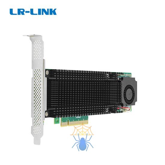 Контроллер LR-Link M.2 NVMe RAID Adapter PCIe 3.0 x8, 2 x M.2 NVMe Ports, RAID 0, 1 supported фото 4