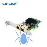 Сетевой адаптер PCIE 1GB DUAL PORT LREC9222HT LR-LINK фото