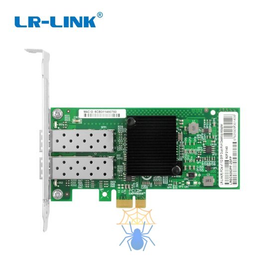 Сетевая карта LR-Link NIC PCIe x1, 2 x 1G SFP , Intel i350 chipset фото 3