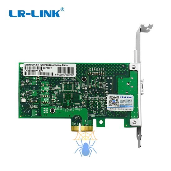 Сетевой адаптер PCIE 1GB SINGLE PORT LREC9260PF-SFP LR-LINK фото 4