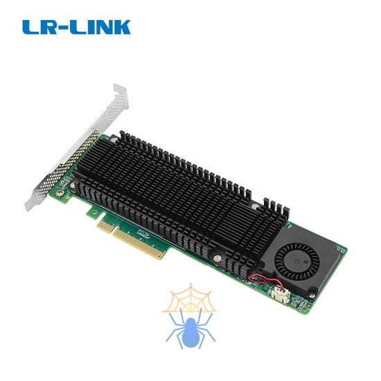Контроллер LR-Link M.2 NVMe RAID Adapter PCIe 3.0 x8, 2 x M.2 NVMe Ports, RAID 0, 1 supported фото 3