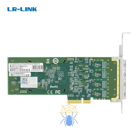 Сетевой адаптер PCIE 4X10G LRES2028PF-4SFP LR-LINK фото 5