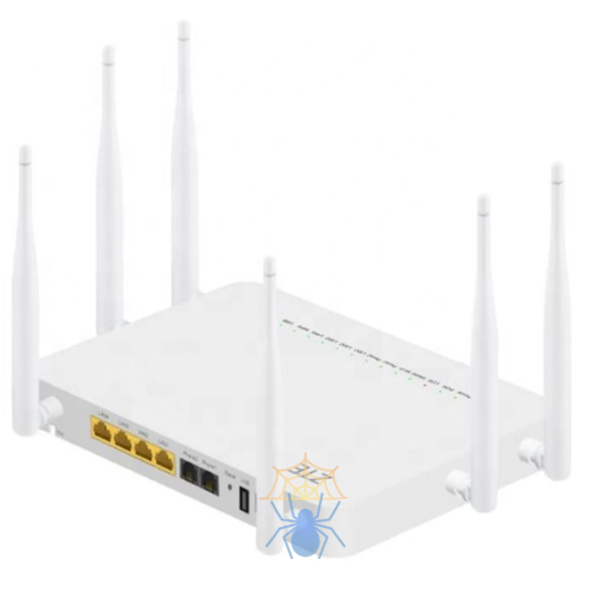 Абонентский терминал ZTE ONT GPON, 4 порта 10/100/1000Base-T, 2 порта POTS, 2,4/5ghz WiFi, USB фото