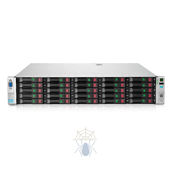 Сервер HP Proliant DL380p Gen8, 2 процессора Intel Xeon 6C E5-2640, 32GB DRAM, 25SFF, P420i/1GB FBWC фото