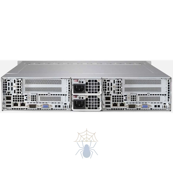 Сервер Supermicro 6027TR-DTRF, 4 процессора Intel Xeon 8C E5-2650v2 2.60GHz, 64GB DRAM фото 2