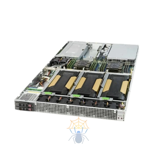 Платформа Supermicro 1U SYS-1029GQ-TNRT, до двух процессоров Intel Scalable, DDR4, 2x2,5" NVMe, 2x10Gbase-T, до четырех графических ускорителей фото