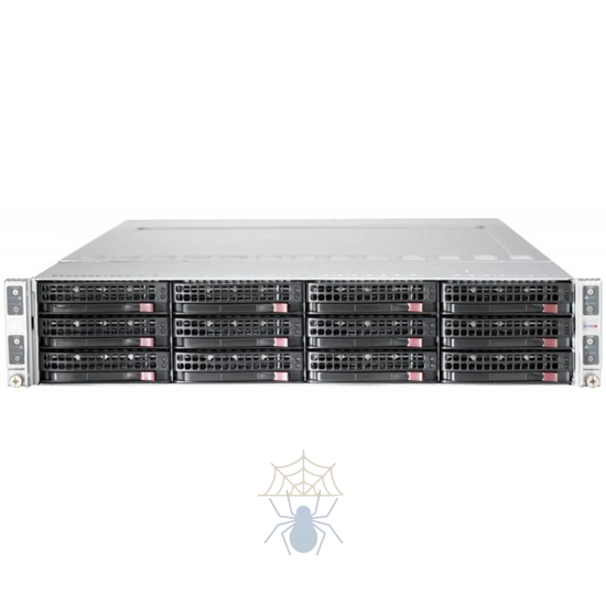 Сервер Supermicro 6027TR-DTRF, 4 процессора Intel Xeon 8C E5-2650v2 2.60GHz, 64GB DRAM фото